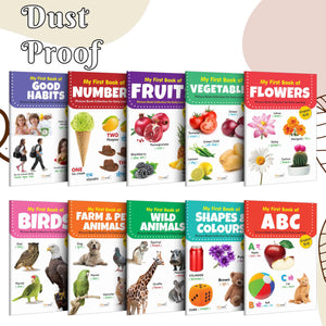 My First (Eng-Hindi) Picture Book Collection For Early Learning : Books For Children, Learning Picture Library For Kids, Toddler Book, Early Learning Book With 10 Topics