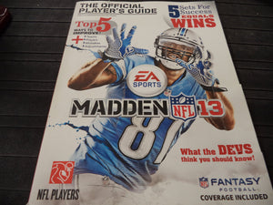 Madden NFL 13: The Official Player's Guide,Used