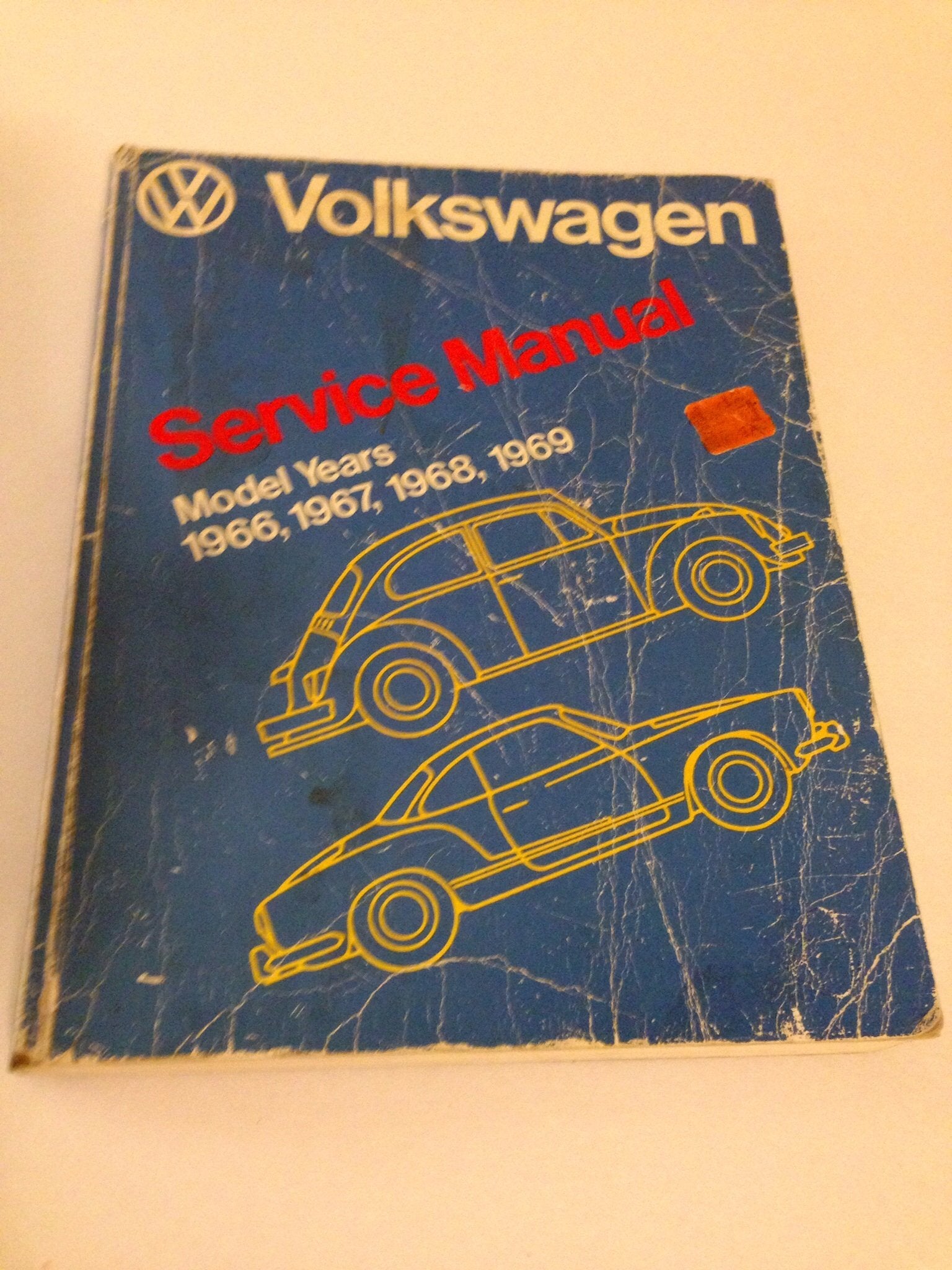 Volkswagen Beetle and Karmann Ghia Service Manual, Type 1: 1966, 1967, 1968, 1969 (Volkswagen Service Manuals),Used