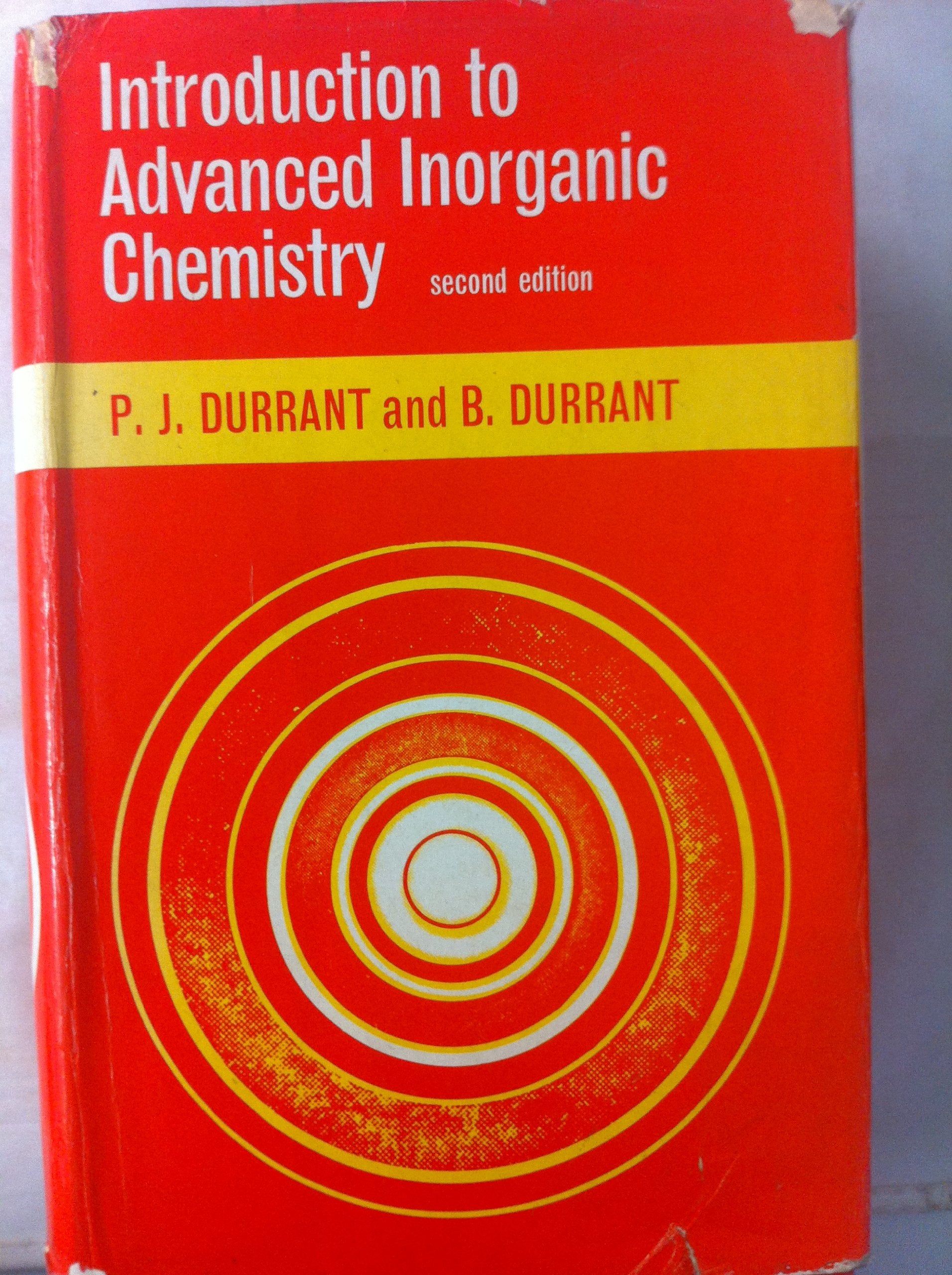 Introduction to advanced inorganic chemistry,Used