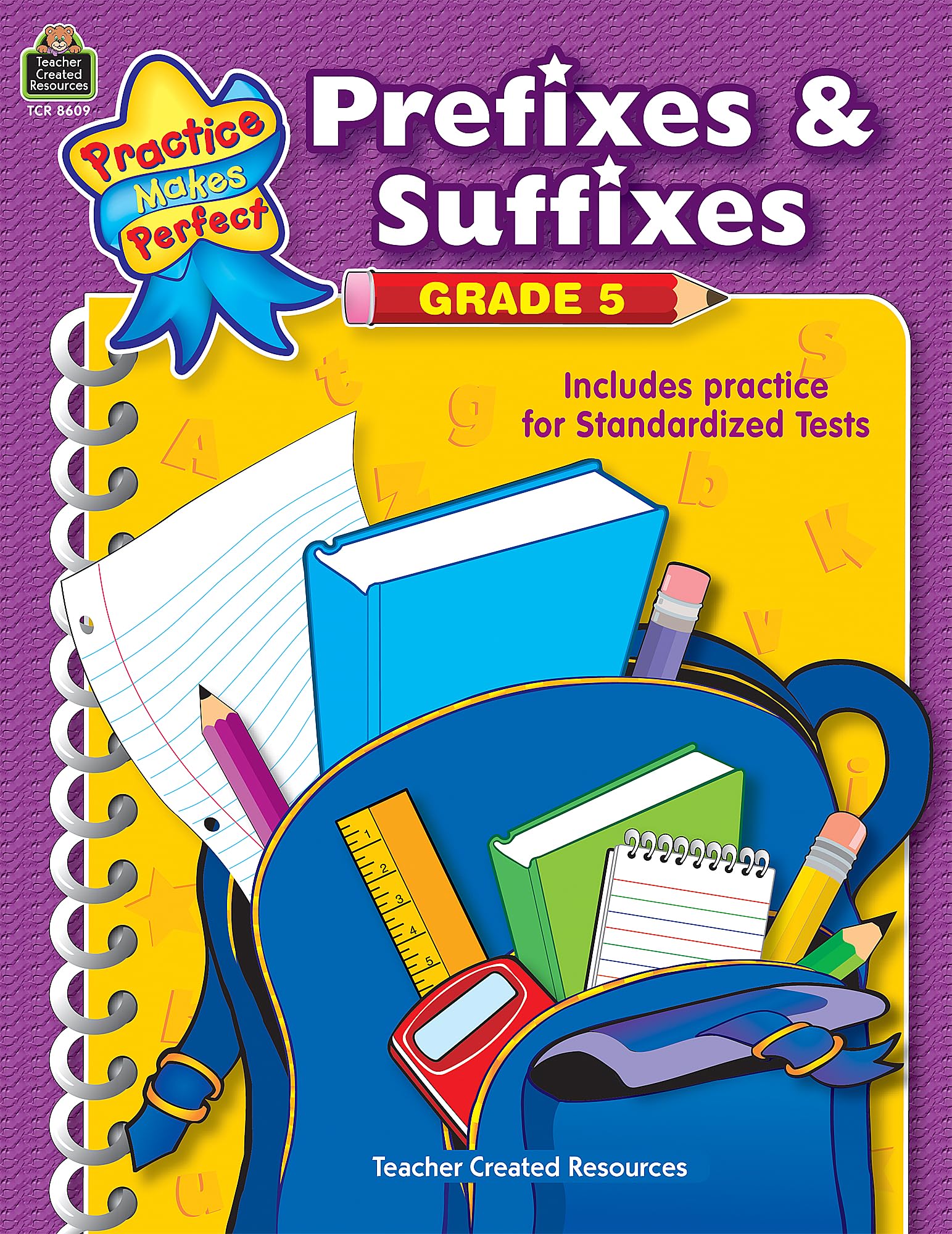 Prefixes & Suffixes Grade 5 (Practice Makes Perfect (Teacher Created Resources)),Used