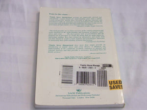 Family Stress Management (Family Studies Text series),Used