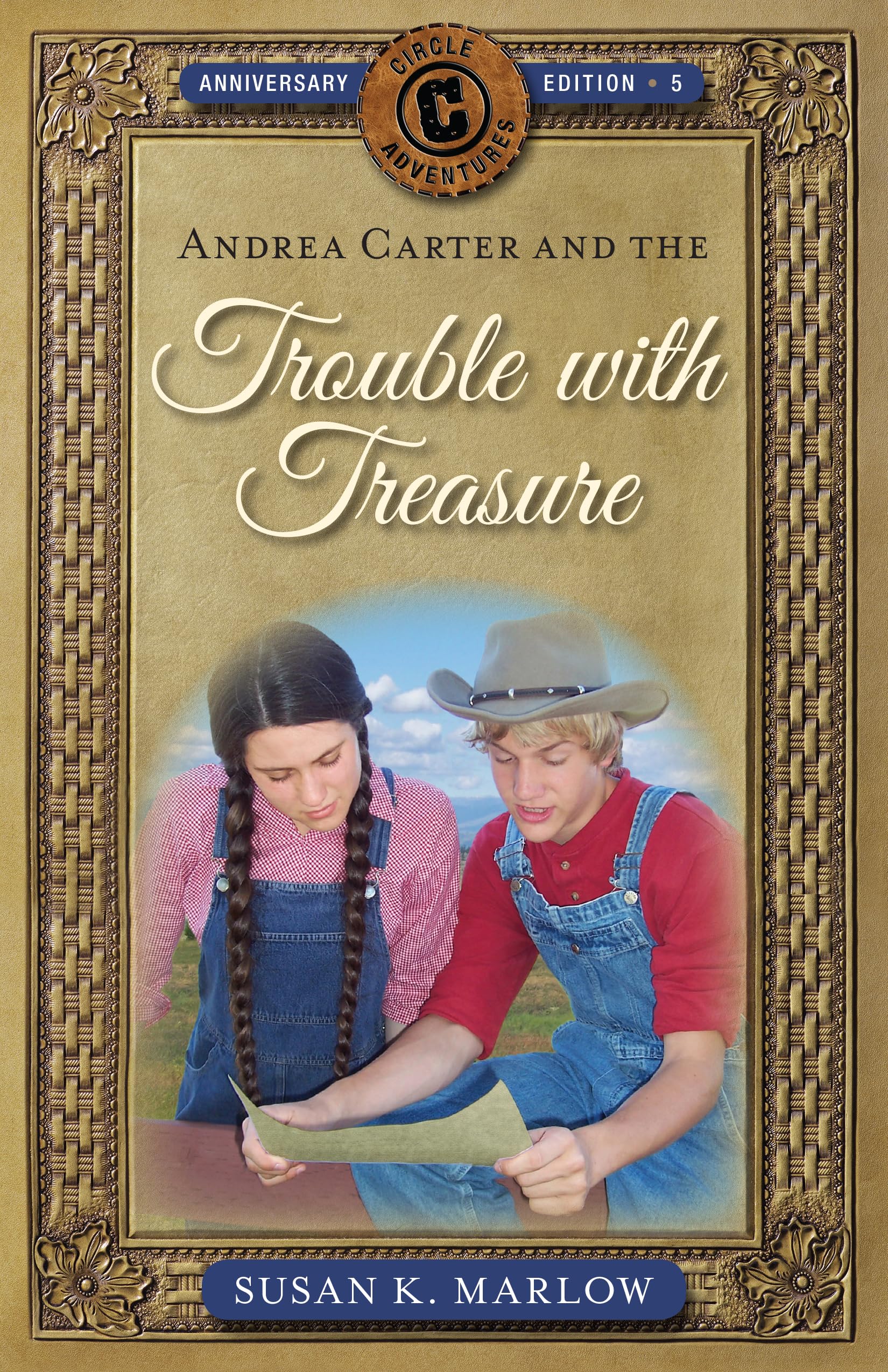 Andrea Carter and the Trouble with Treasure (Circle C Adventures),Used