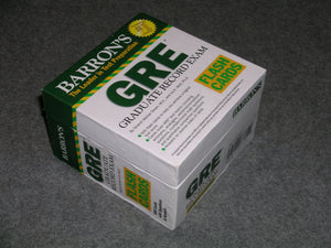 Barron's GRE Flash Cards: Graduate Record Exam,Used