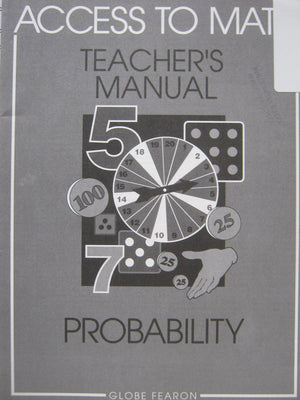 Access to Math: Probablity Trm 96c,Used