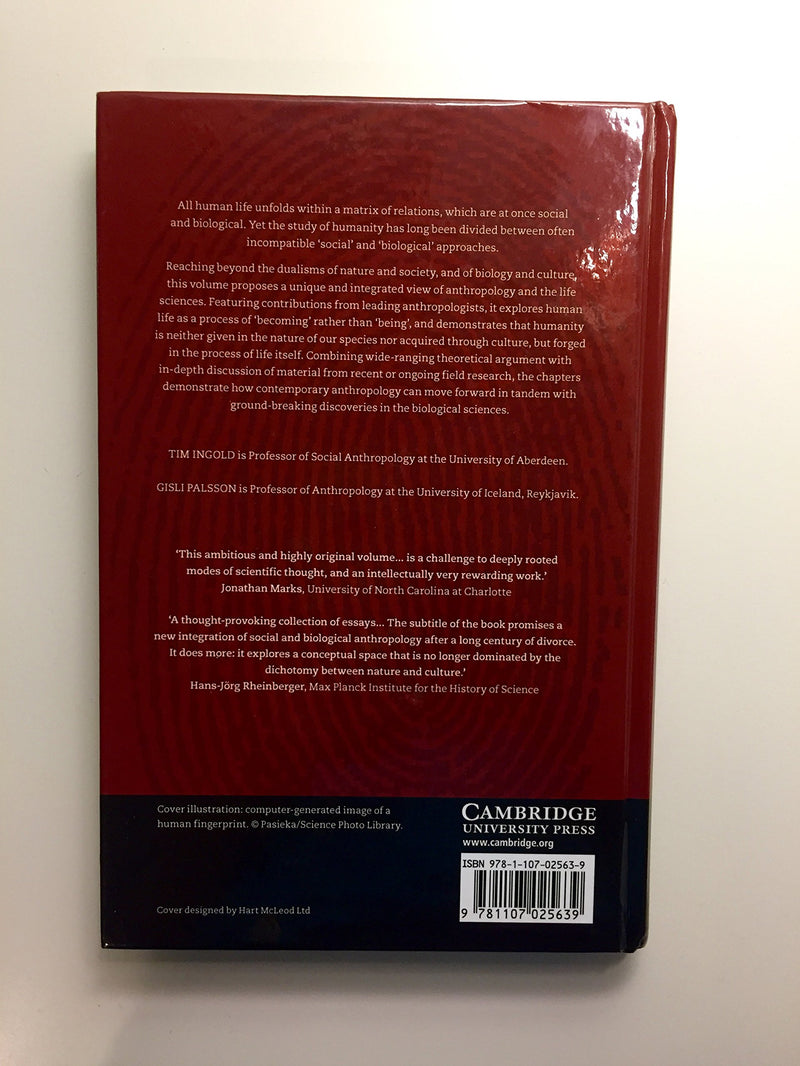 Biosocial Becomings: Integrating Social and Biological Anthropology,Used