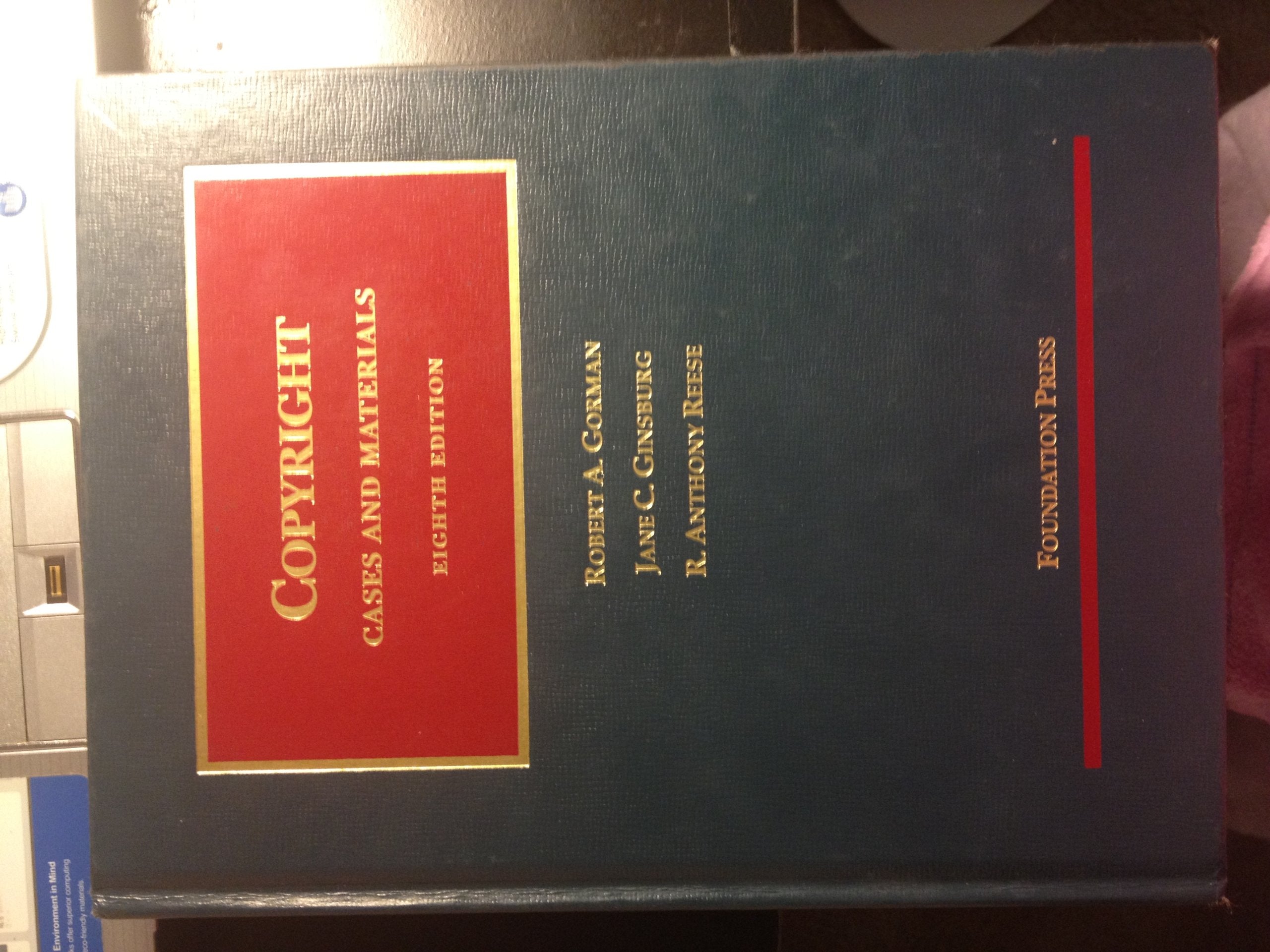 Copyright (University Casebook Series),Used