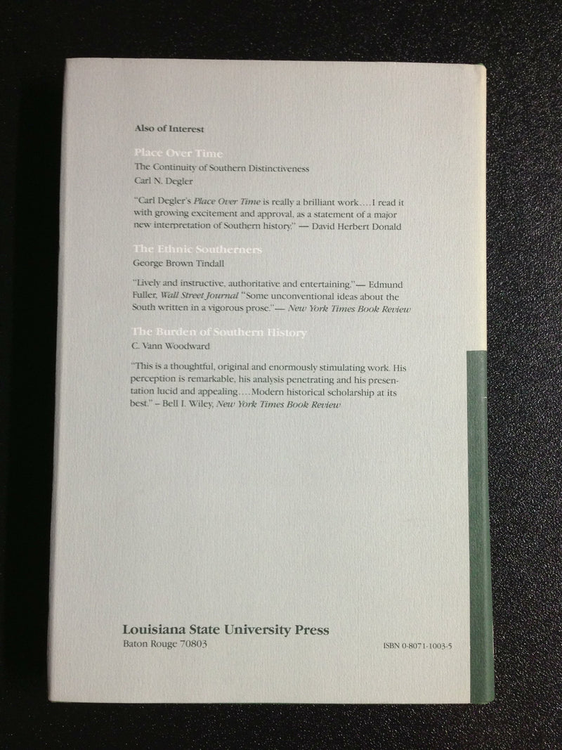 One South: An Ethnic Approach to Regional Culture,Used