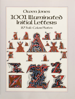 1001 Illuminated Initial Letters: 27 FullColor Plates (Dover Pictorial Archive),Used
