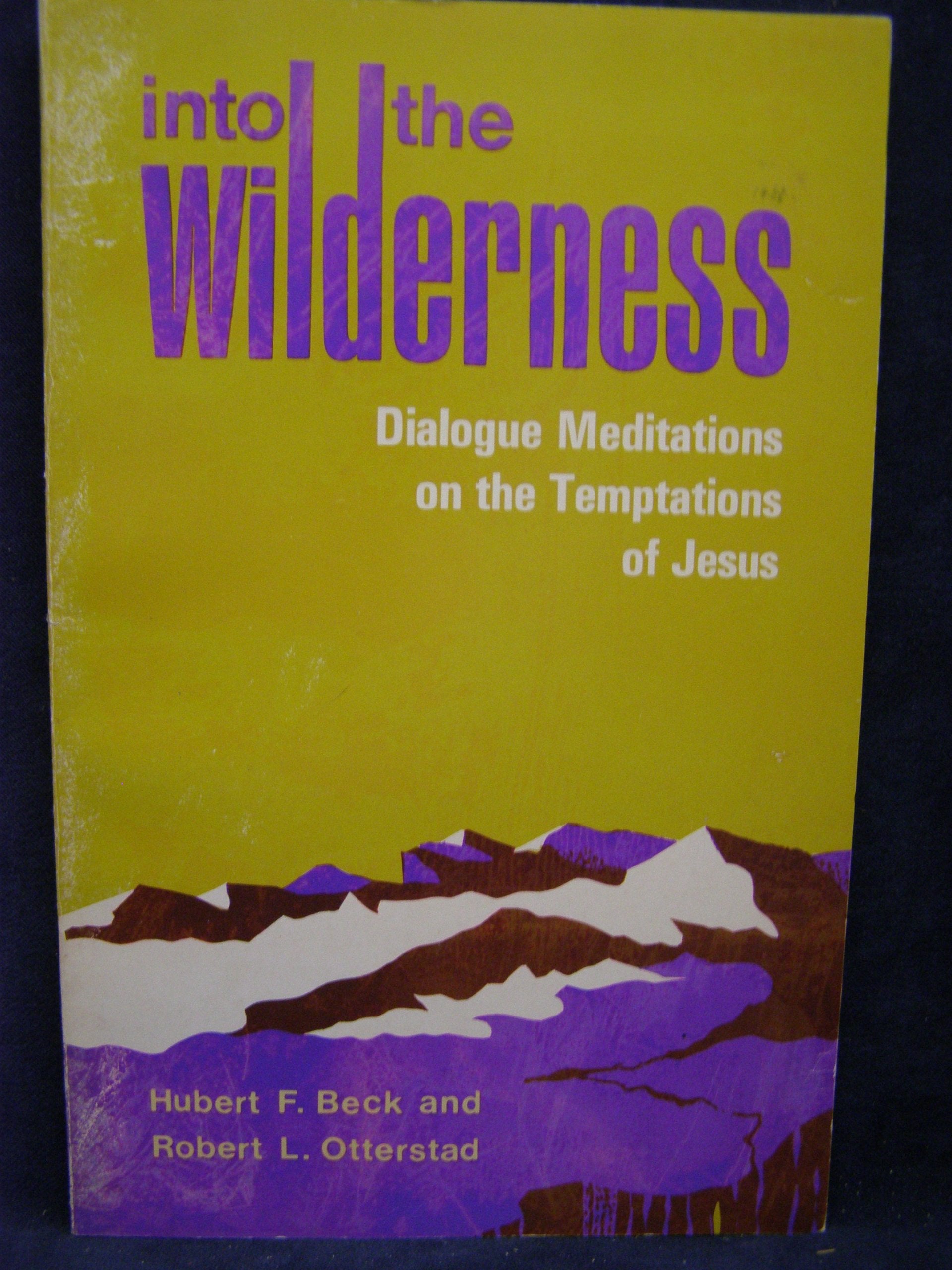 Into the wilderness: Dialogue meditations on the temptations of Jesus,Used