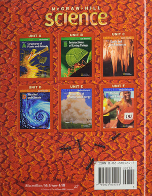 Mcgrawhill Science: Tenn. Ediition,Used