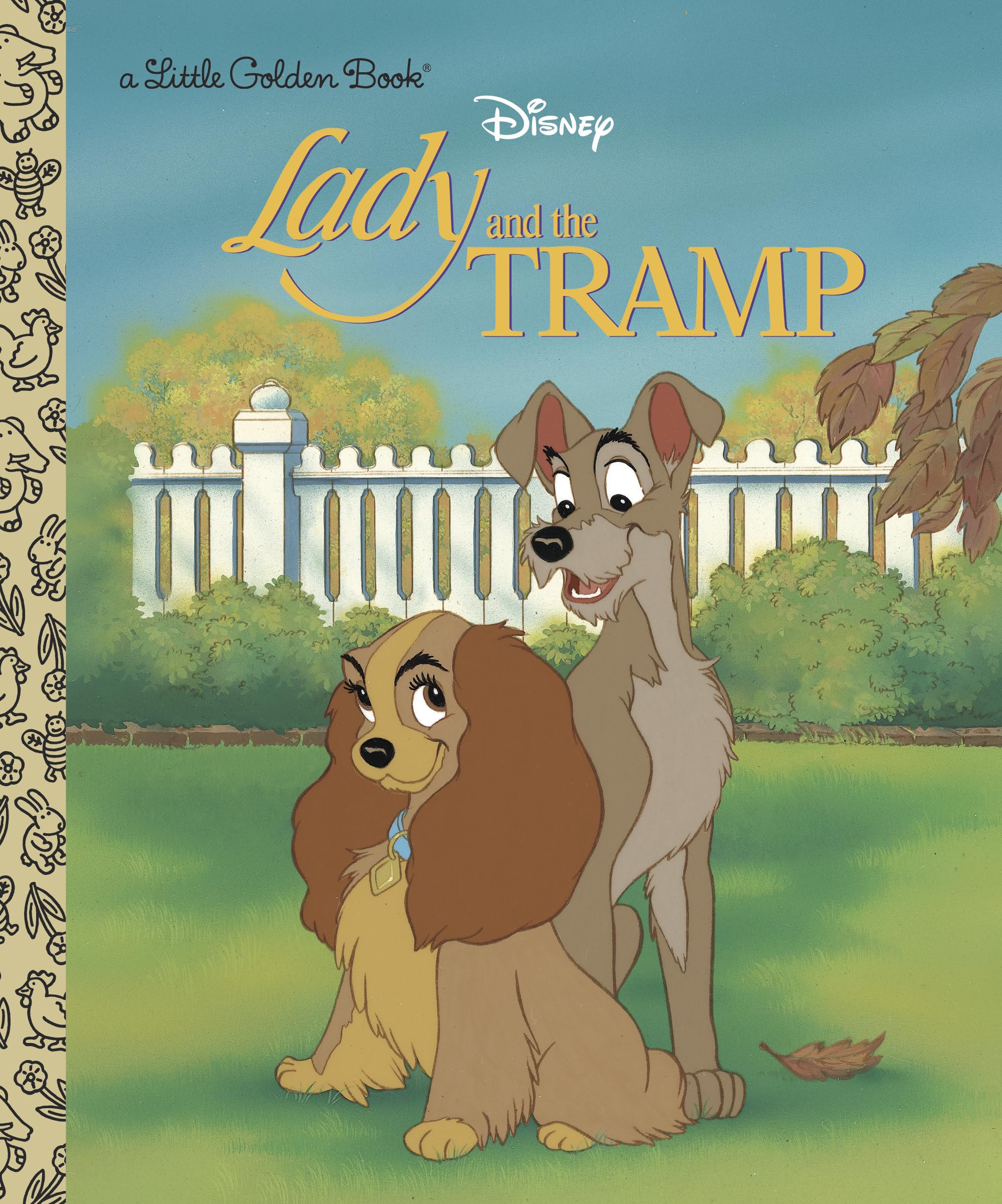 Lady And The Tramp (Disney Lady And The Tramp) (Little Golden Book)-used