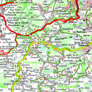 Michelin Map France: Allier, PuydeDme 326 (Maps/Local (Michelin)) (English and French Edition),Used
