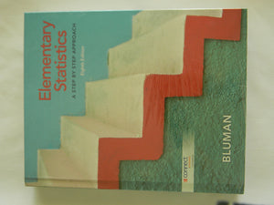 Elementary Statistics: A Step By Step Approach With Data Cd And Formula Card,Used