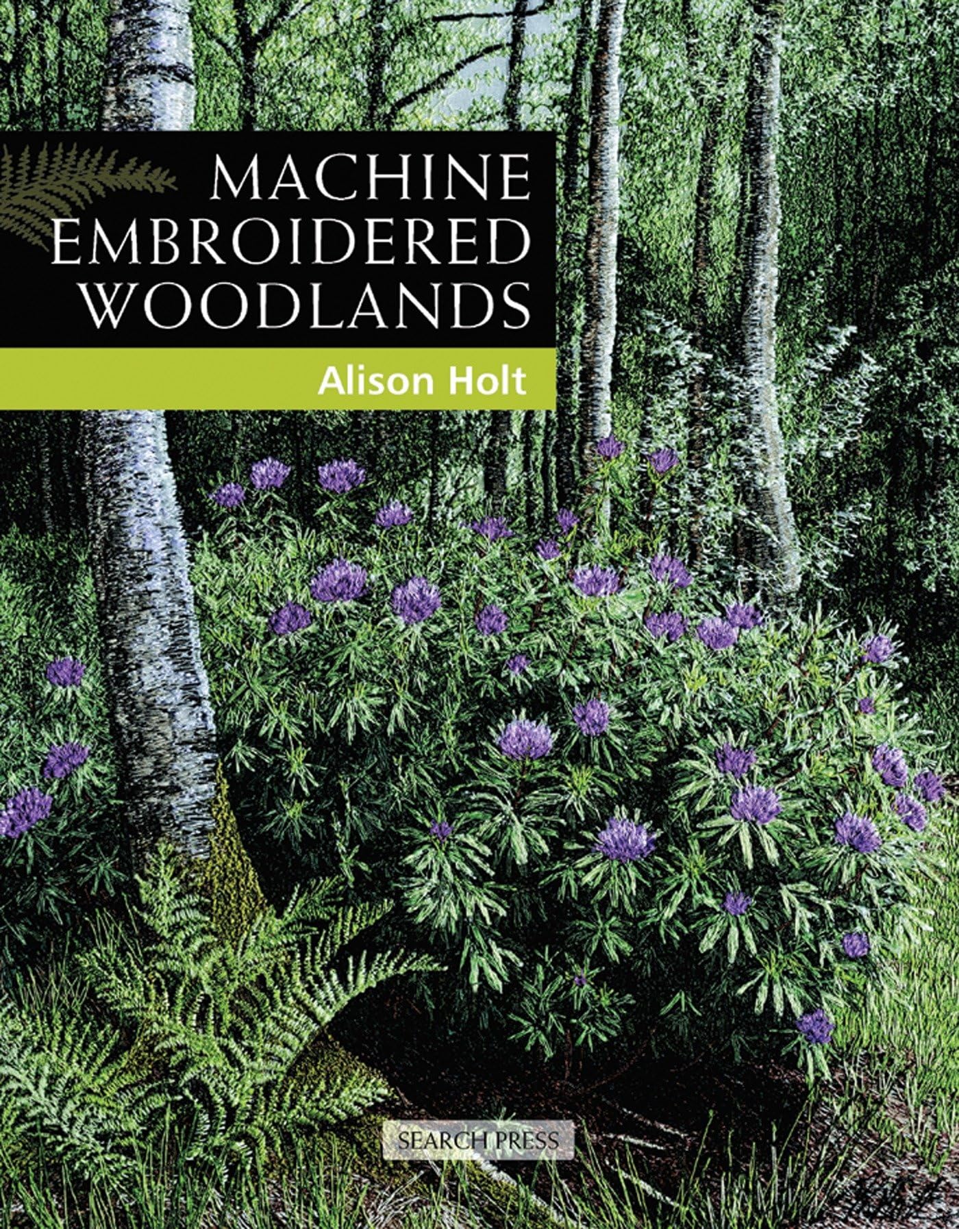 Machine Embroidered Woodlands,Used