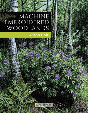 Machine Embroidered Woodlands,Used