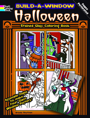 Build a Window Stained Glass Coloring BookHalloween (Dover Halloween Coloring Books),Used