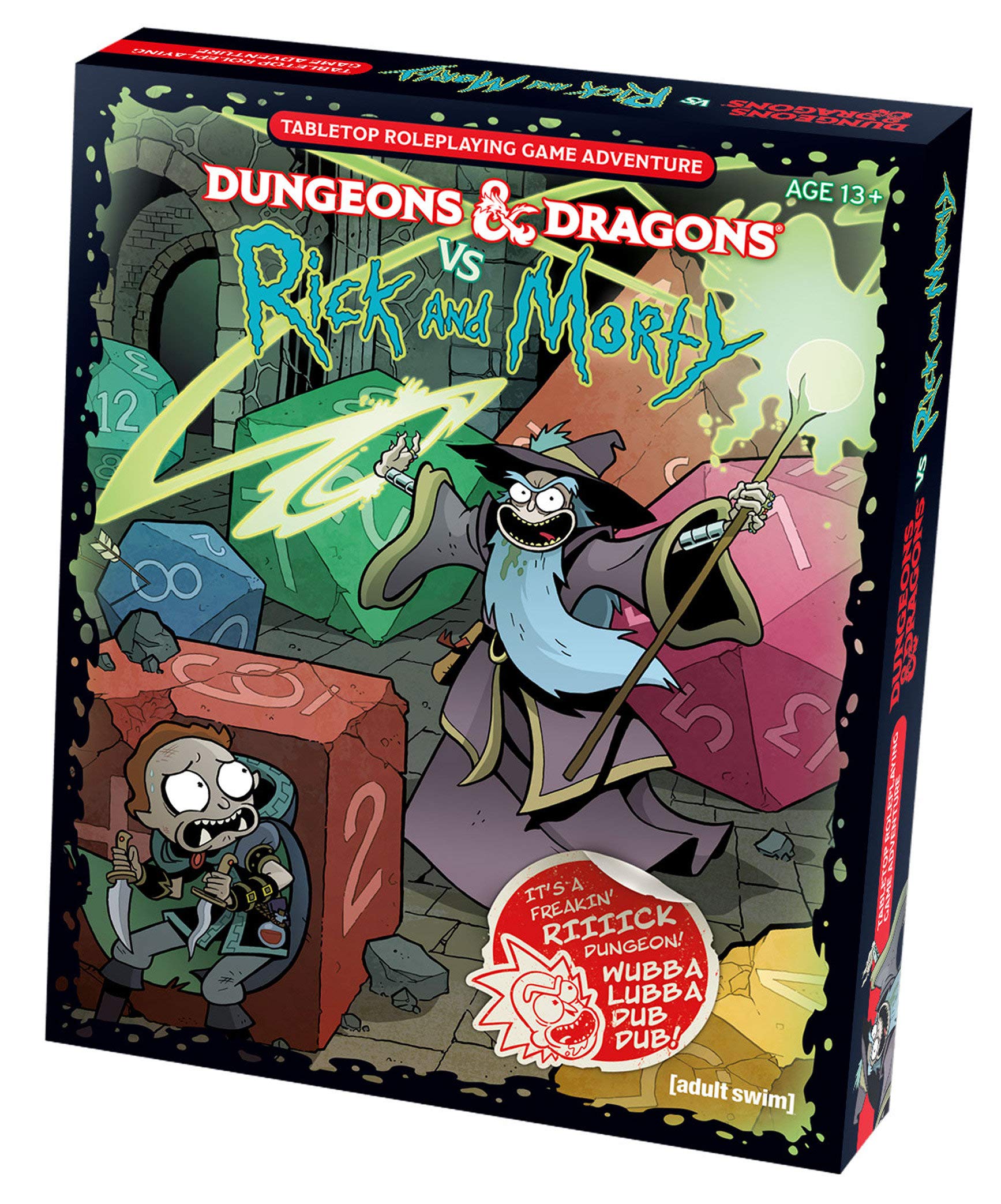 Dungeons & Dragons Vs Rick And Morty (D&D Tabletop Roleplaying Game Adventure Boxed Set),New