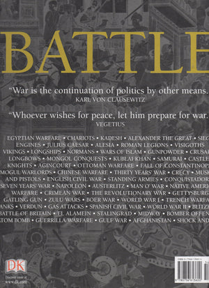 Battle: A Visual Journey Through 5000 Years Of Combat,Used