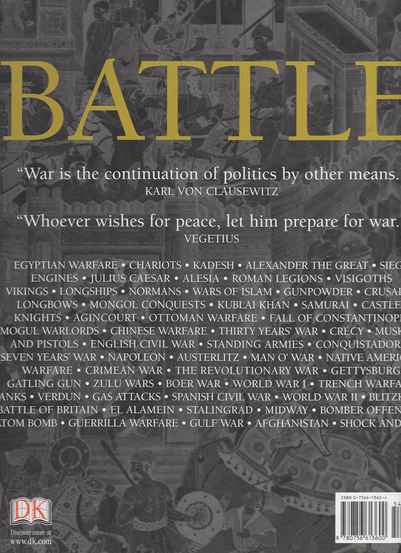 Battle: A Visual Journey Through 5000 Years Of Combat,Used