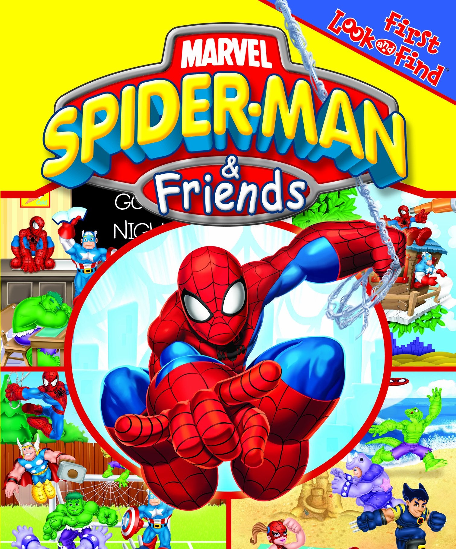 First Look and Find: Marvel SpiderMan & Friends,Used