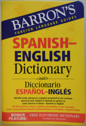 Barron's Foreign Language Guides SpanishEnglish Dictionary (Spanish and English Edition),New