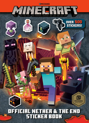 Minecraft Official the Nether and the End Sticker Book (Minecraft),New