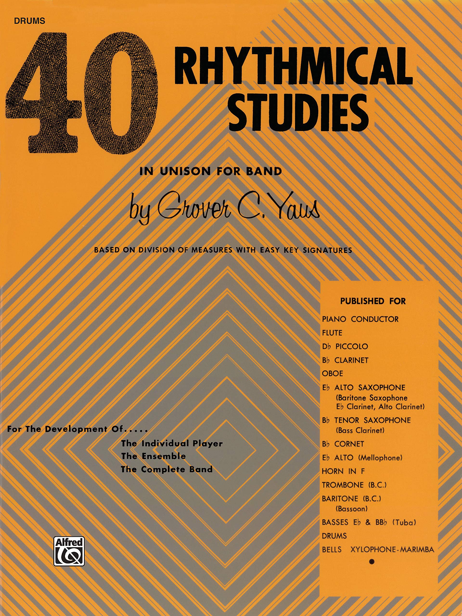 40 Rhythmical Studies: Drums,Used