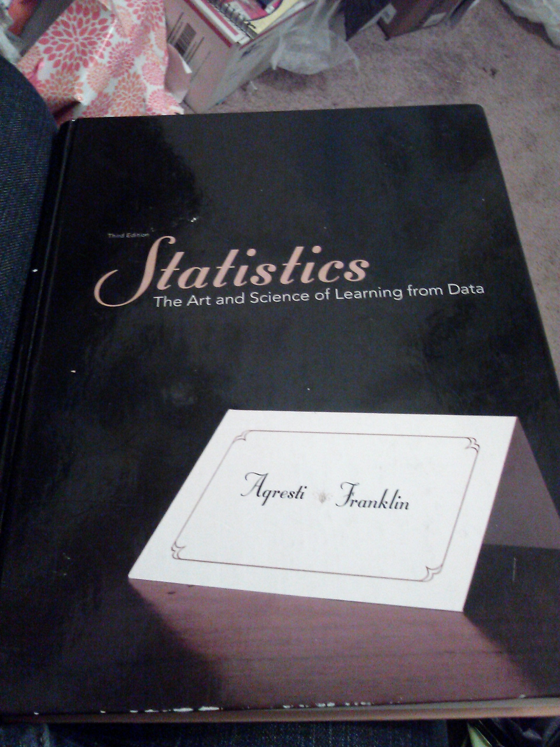 Statistics: The Art and Science of Learning from Data (3rd Edition),Used
