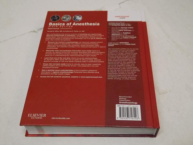Basics of Anesthesia (Stoelting, Basics of Anesthesia: with Evolve Website),Used