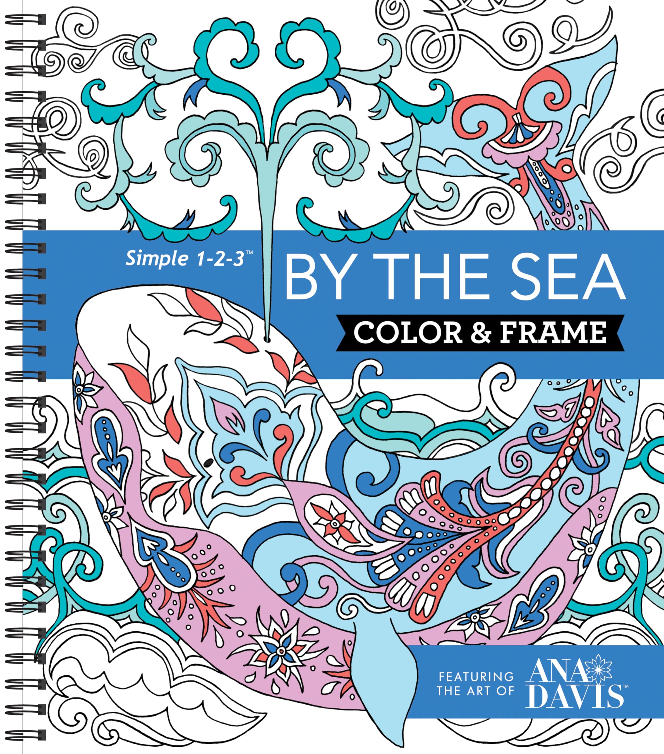 Color & Frame  By The Sea (Adult Coloring Book)