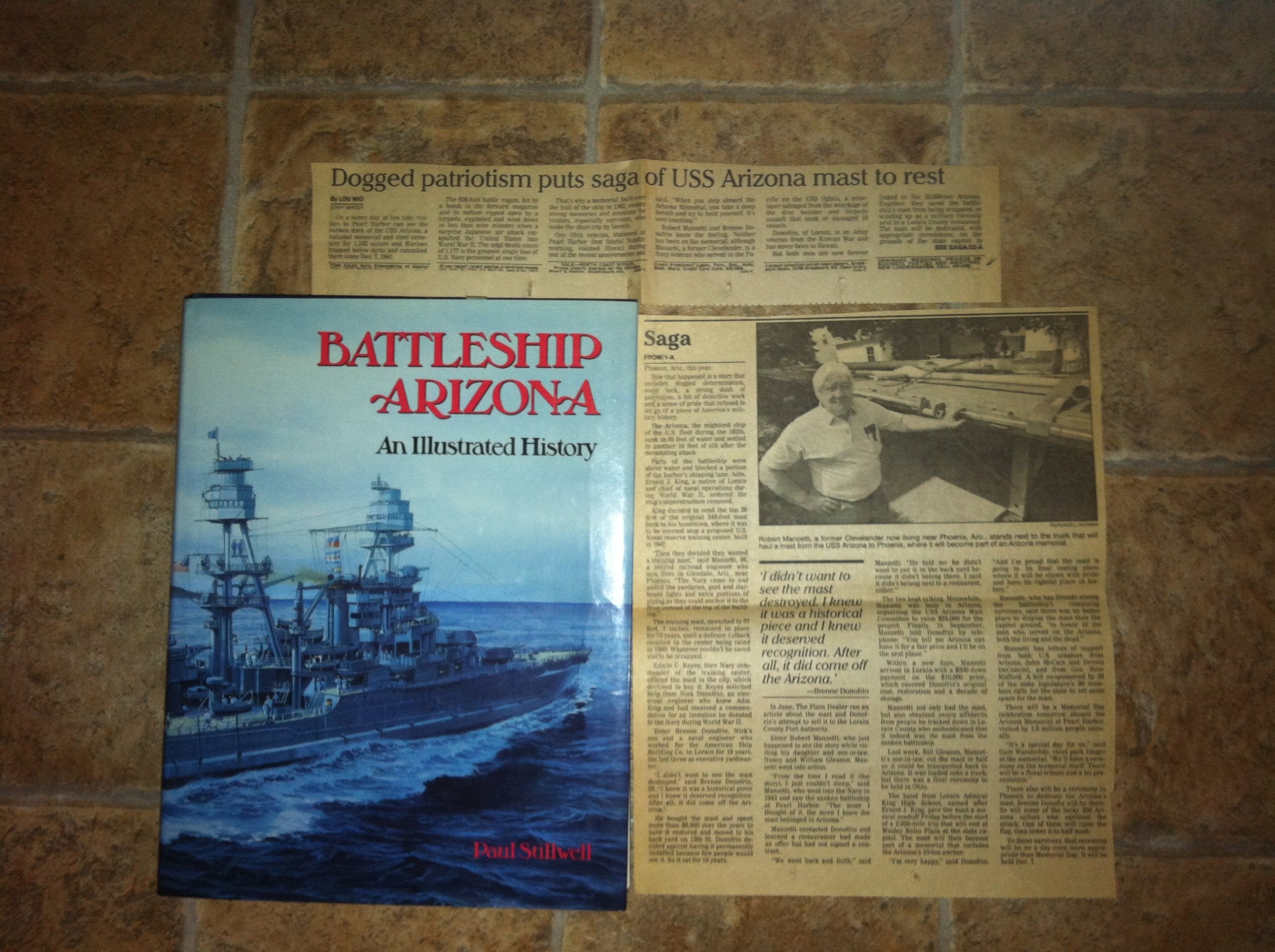 Battleship Arizona: An Illustrated History,New