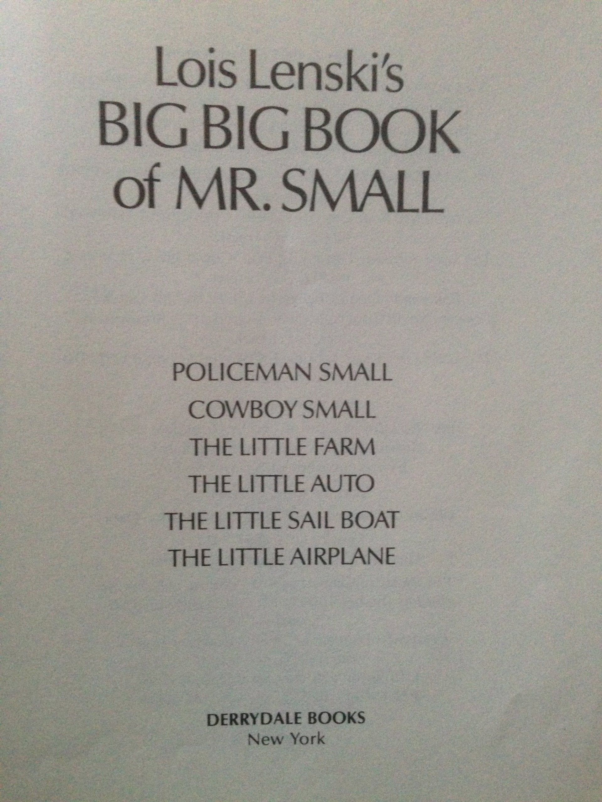 Big Big Book of Mr. Small,Used