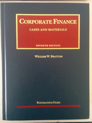 Corporate Finance (University Casebook Series),Used