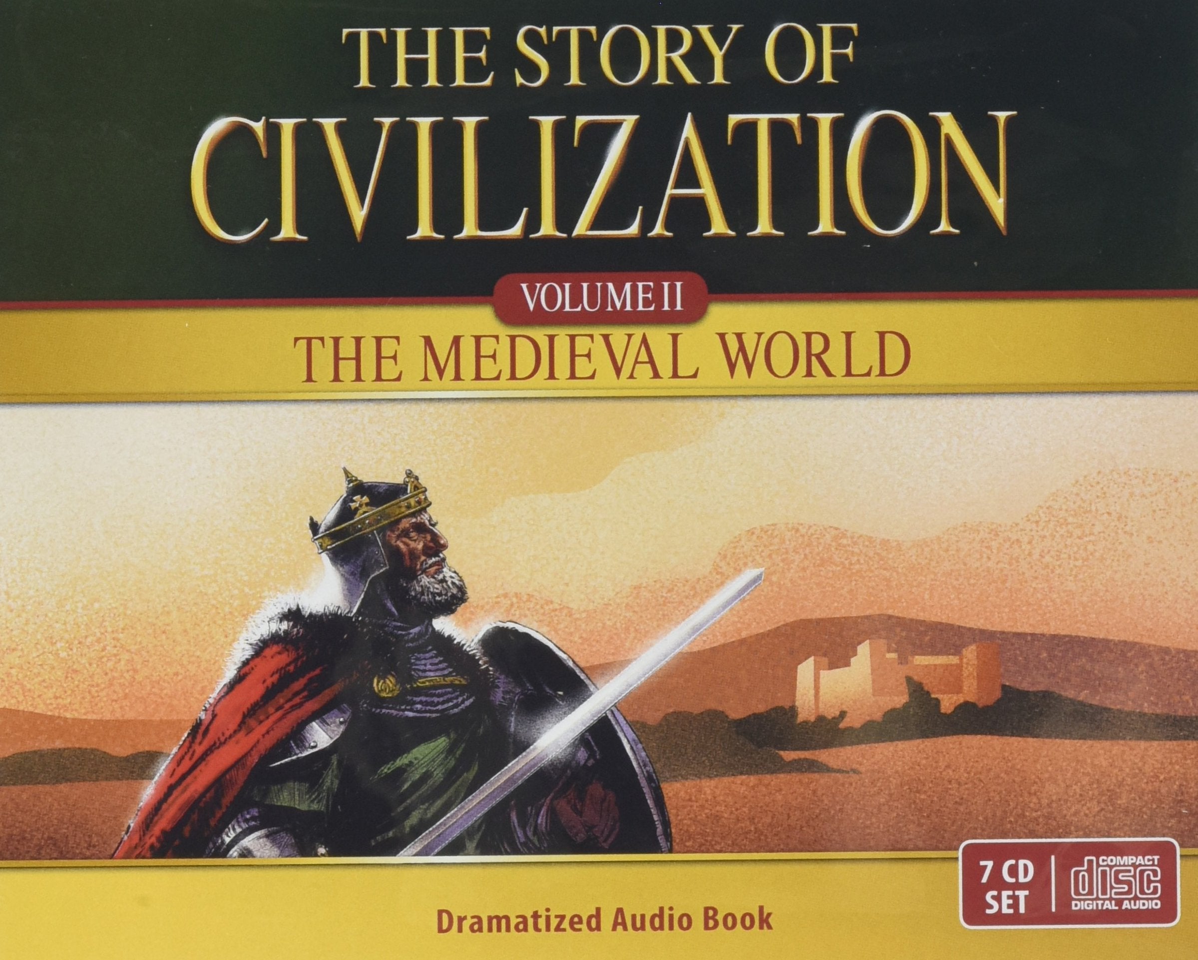 The Story of Civilization: VOLUME II  The Medieval World Audio Drama,Used