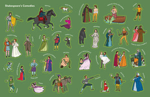 The Shakespeare Timeline Stickerbook: See all the plays of Shakespeare being performed at once in the Globe Theatre! (Timeline S,Used