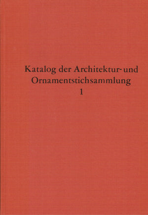 Katalog der Architektur und Ornamentstichsammlung (German Edition),Used