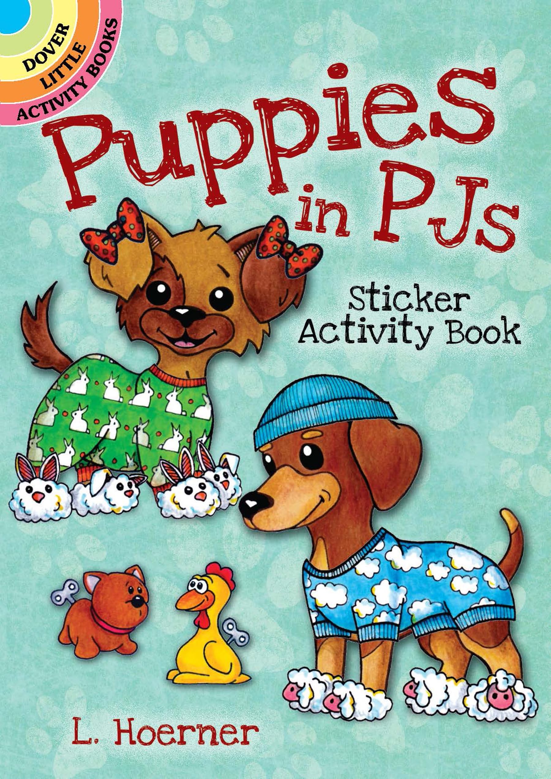 Puppies in PJs Sticker Activity Book (Dover Little Activity Books: Pets),Used