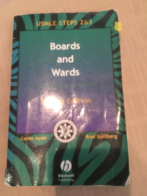Boards and Wards: A Review for USMLE Steps 2&3,Used