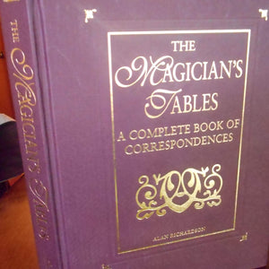 Magician's Tables: A Complete Book of Correspondences,Used