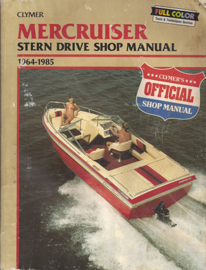 Mercruiser Stern Drive Shop Manual, 19641985: (Also Includes 19861987 Tr And Trs Models)