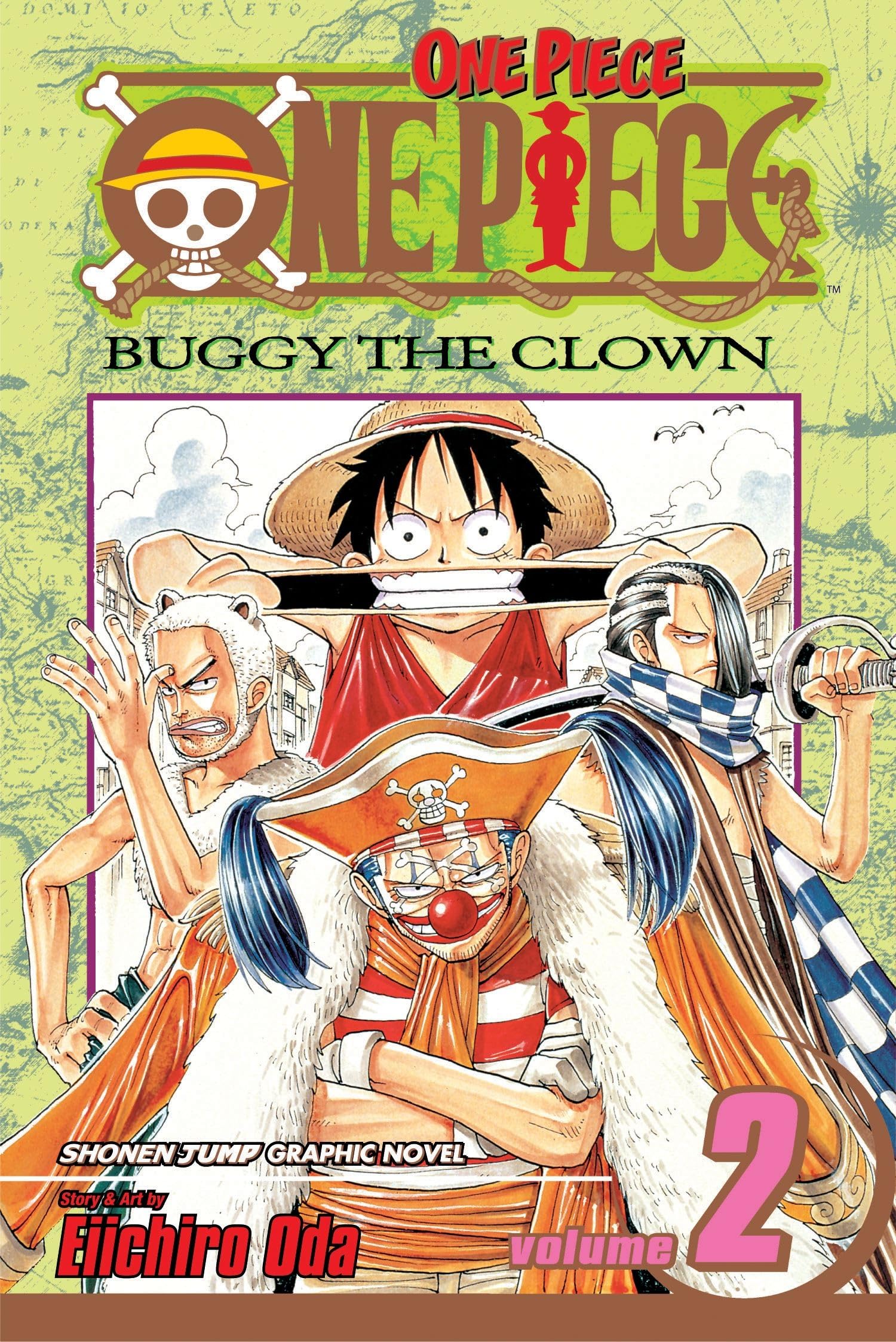 One Piece, Vol. 2: Buggy the Clown,Used