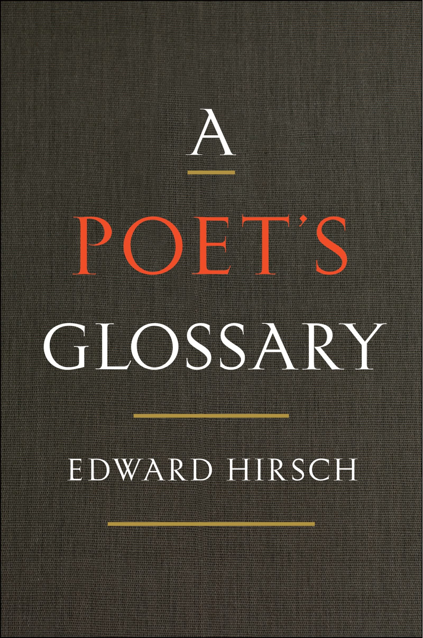A Poet's Glossary,Used