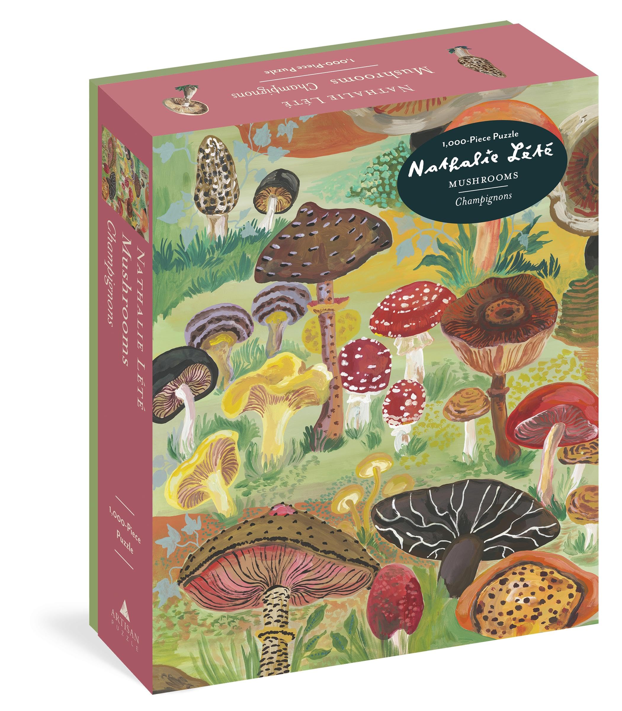 Nathalie Lt: Mushrooms 1,000Piece Puzzle (Artisan Puzzle),Used