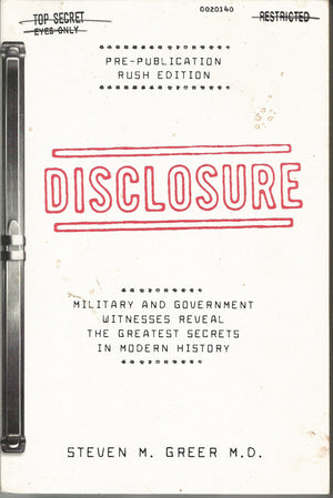 Disclosure : Military and Government Witnesses Reveal the Greatest Secrets in Modern History,Used