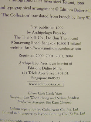 Jim Thompson:The House On The Klong,Used