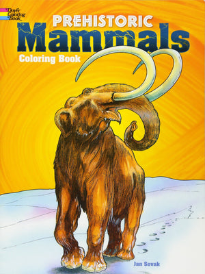 Prehistoric Mammals Coloring Book,Used
