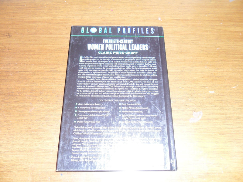 TwentiethCentury Women Political Leaders (Global Profiles Series),Used