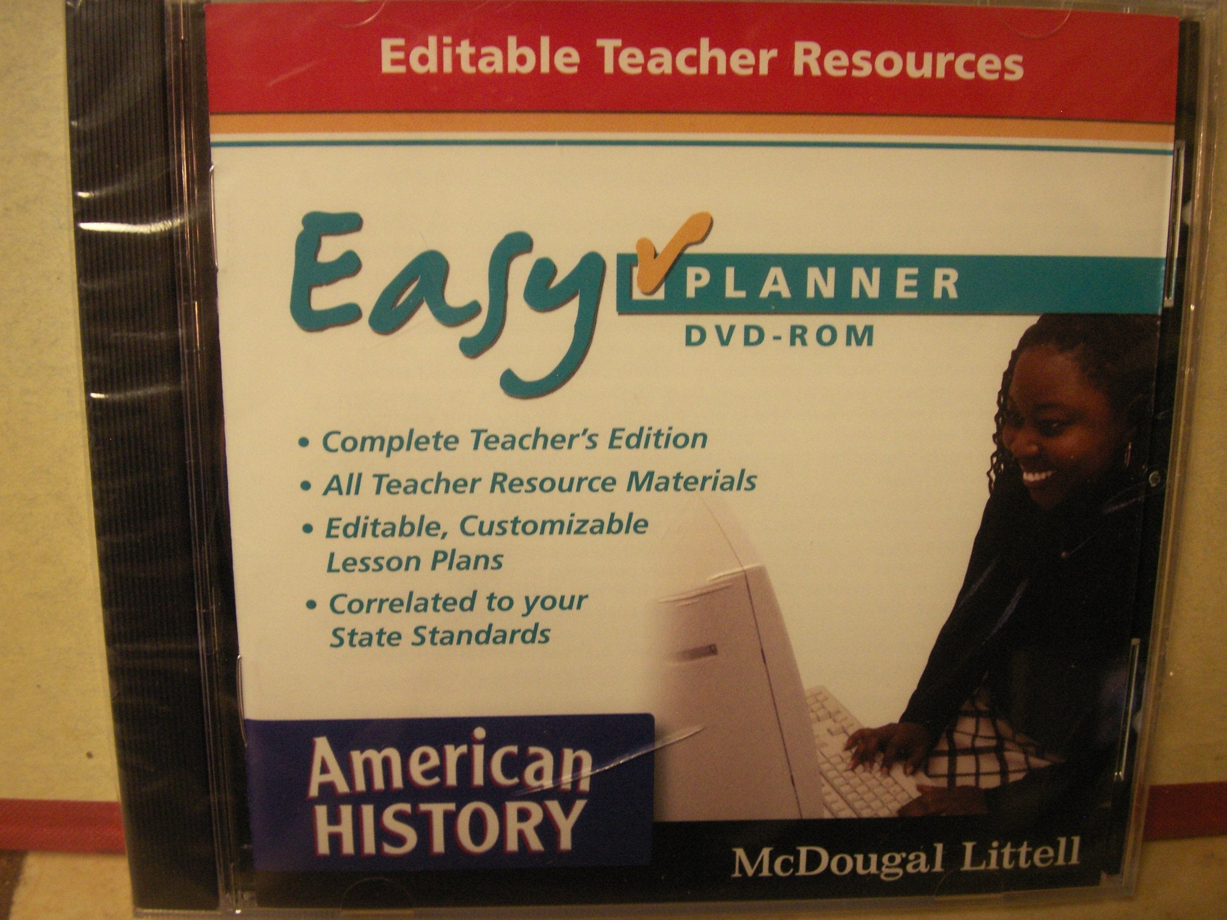 American History Easy Planner: Editable Teacher Resources,Used