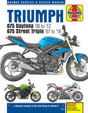 Triumph 675 Daytona & Street Triple (06  16) Haynes Repair Manual (Paperback),Used